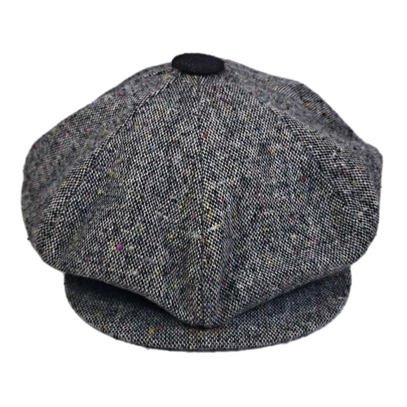 VINTAGE Dobbs Hat Newsboy Cap Fitted Men's Large Flat Cap UNION MADE IN USA - Picture 2 of 8